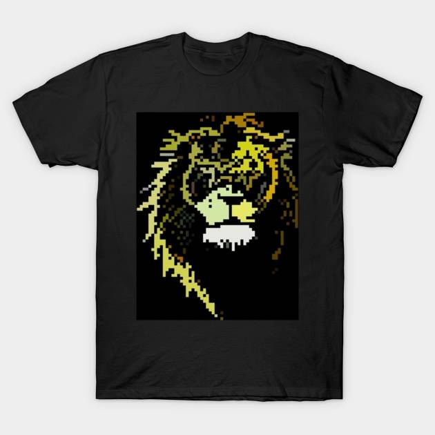 Pixel lion T-Shirt by joshsmith